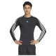 Adidas Ανδρική μακρυμάνικη μπλούζα Techfit Compression 3-Stripes Longsleeve Tee Adidas Ανδρική μακρυμάνικη μπλούζα Techfit Compression 3-Stripes Longsleeve Tee